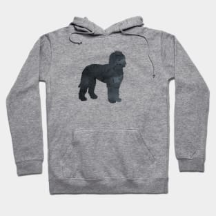 Goldendoodle Black Silhouette Art Hoodie